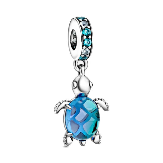 Blue Turtle Charm