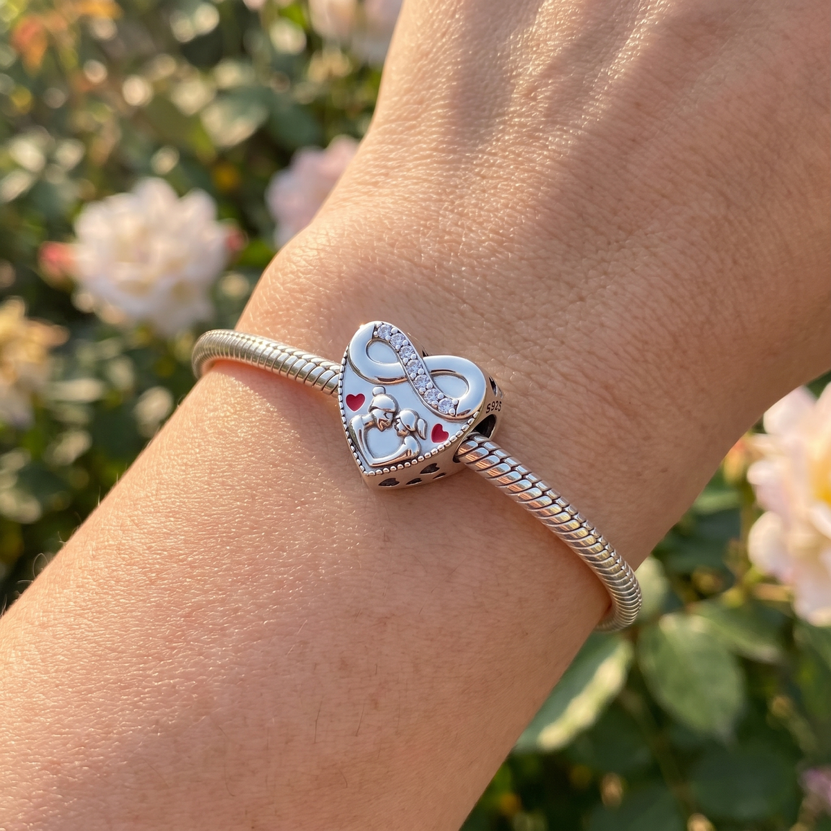 Mom and Daughter Love Charm