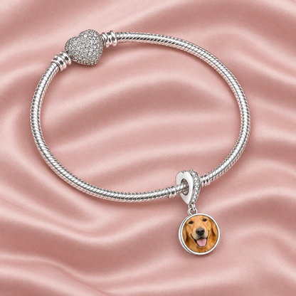Personalized Custom Paw Photo Charm - Ships Separately
