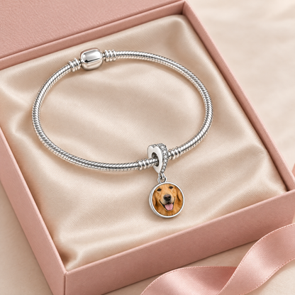 Personalized Custom Paw Photo Charm - Ships Separately