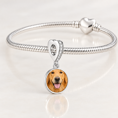 Personalized Custom Paw Photo Charm - Ships Separately