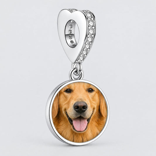Personalized Custom Paw Photo Charm - Ships Separately