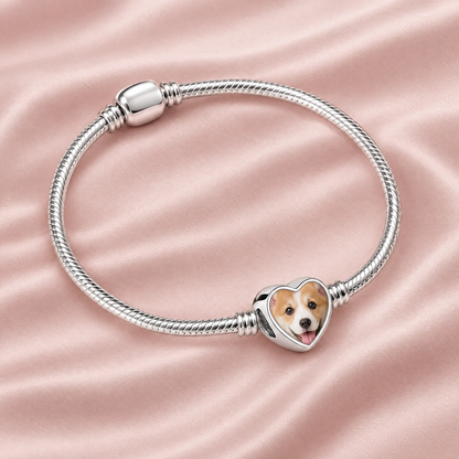 Personalized Custom Photo Dog Bone Charm - Ships Separately