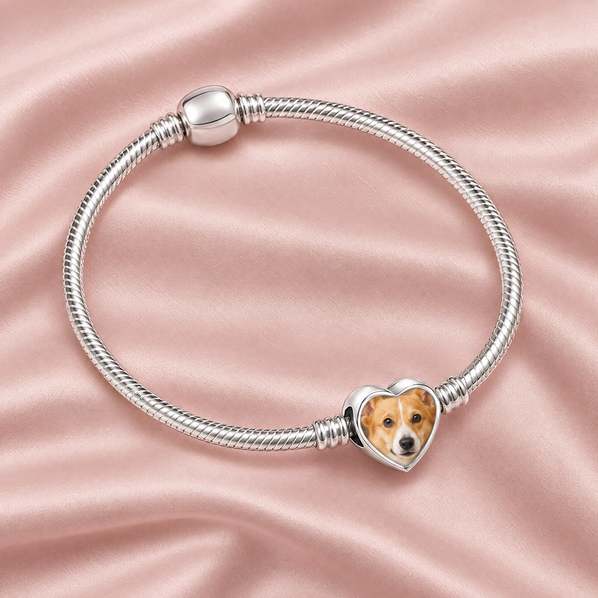Personalized Custom Photo Dog Paw Charm - Ships Separately