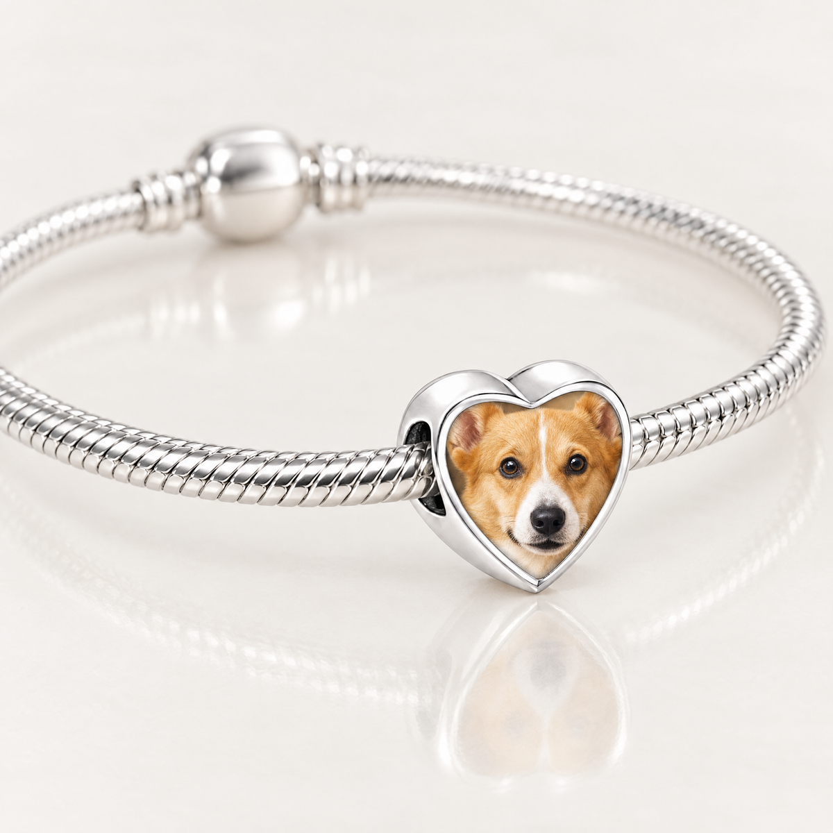 Personalized Custom Photo Dog Paw Charm - Ships Separately