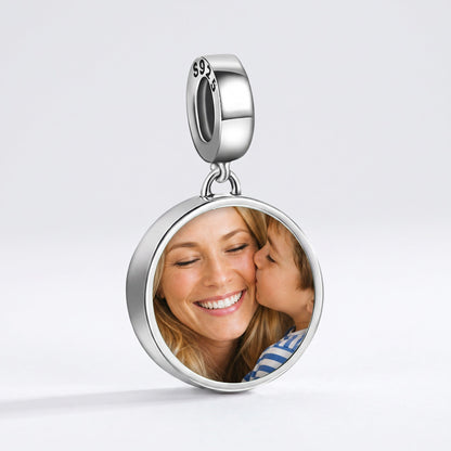 Personalized Custom Photo Forever Love Charm - Ships Separately