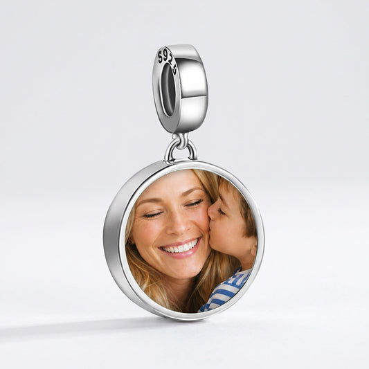 Personalized Custom Photo Forever Love Charm - Ships Separately